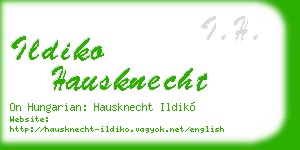 ildiko hausknecht business card